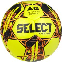 Мяч футбольный Select FLASH TURF v23 желто-оранжевый, размер 5 057407-390