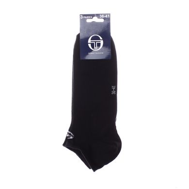 Шкарпетки Sergio Tacchini 3-pack чорний, білий, рожевий Жін 36-41 00000008231