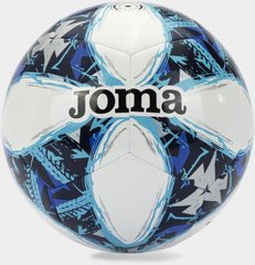 М'яч футбольний Joma CHALLENGE III білий, бірюзовий Уні 5 00000029968