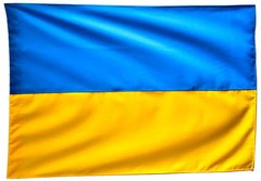 Прапор України державний вуличний габардин Trend 100 см х 140 см Синьо-жовтий PUA14090