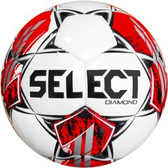 М'яч футбольний Select DIAMOND v23 біло-червоний Уні 4 00000022202