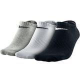 Шкарпетки Nike U NK PERF LTWT NS 3PR чорний, білий, сірий Жін 34-38 SX4705-901
