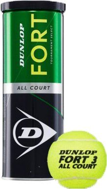 М'ячі для тенісу Dunlop Fort TS 3B метал банка X00000027681