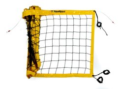 Сітка волейбольна Romi Sport "Професійна 3 мм.(PP)" Sia000066PP black/yellow Sia000066PP