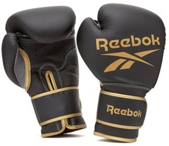 Боксерські рукавички Reebok Boxing Gloves чорний, золото Чол 10 унцій 00000026269