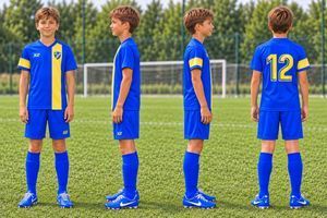 Футбольная форма для команды начальной школы №311 г.Киев
