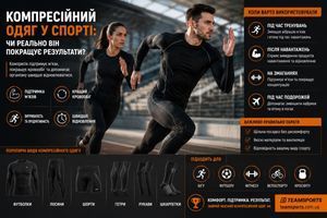 Компресійний одяг у спорті: чи реально він покращує результати?