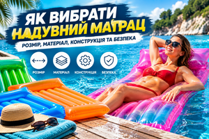 Как выбрать надувной матрас для плавания: размер, материал, конструкция и безопасность