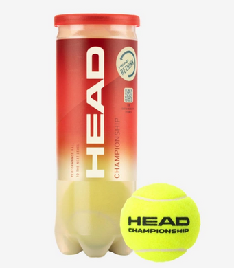 М'ячі для тенісу Head Championship 3B X00000005347