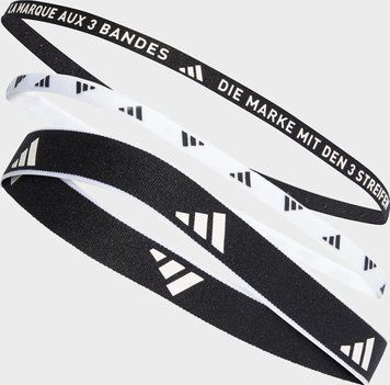 Пов'язки на голову Adidas HEADBAN NEW 3PK чорний, білий One Size IA3031
