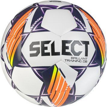 М'яч футбольний Select BRILLANT TRAINING DB v24 білий, фіолетовий Уні 5 00000032884