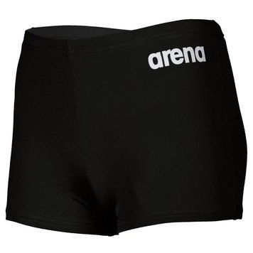 Плавки-боксери для хлопців Arena BOY'S TEAM SWIM SHORT SOLID чорний, білий Діт 00000035598