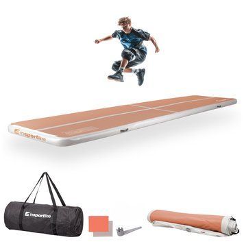 Надувной коврик inSPORTline Airstunt 500x100x10 см, бежевый 29539