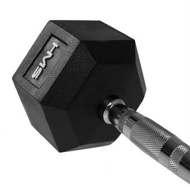 Гантель шестигранна HMS HEX PRO, 42,5 кг 5907695518054