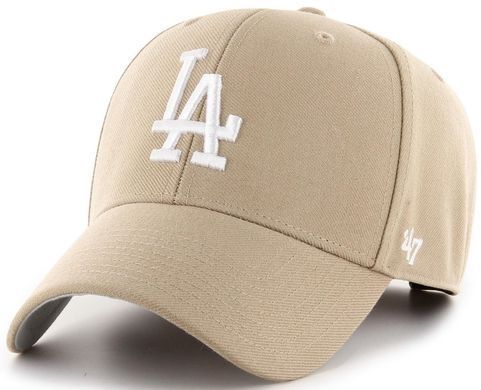 Кепка 47 Brand LOS ANGELES DODGERS хакі пісочний, сірий Уні OSFA 00000023785