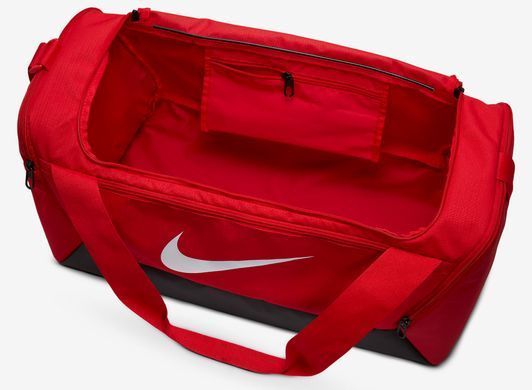 Сумка Nike NK BRSLA S DUFF - 9.5 41L чорний, червоний Уні 51x28х28 см DM3976-657
