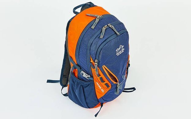 Рюкзак спортивний з жорсткою спинкою COLOR LIFE V-32л TY-1954 (Синій-помаранчевий) TY-1954-B/OR