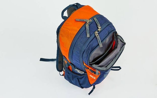 Рюкзак спортивний з жорсткою спинкою COLOR LIFE V-32л TY-1954 (Синій-помаранчевий) TY-1954-B/OR