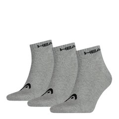 Шкарпетки Head QUARTER 3P UNISEX сірий Уні 43-46 00000007399
