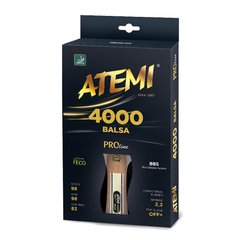 Ракетка для настільного тенісу Atemi 4000 PRO Balsa ECO-Line