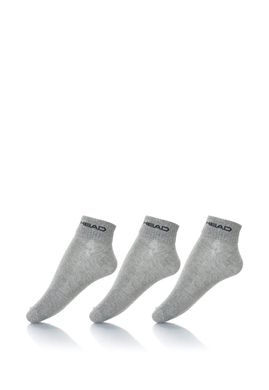 Шкарпетки Head QUARTER 3P UNISEX сірий Уні 43-46 00000007399