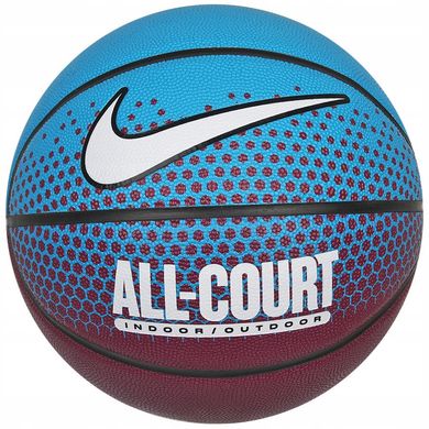 М'яч баскетбольний Nike EVERYDAY ALL COURT 8P синій, сангрія, білий Уні 7 00000021749