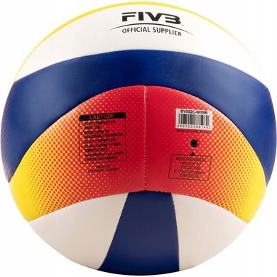 М'яч для пляжного волейболу Mikasa Beach Classic V552C-WYBR BV552C-WYBR