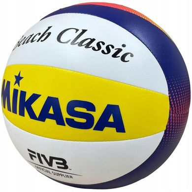 Мяч для пляжного волейбола Mikasa Beach Classic V552C-WYBR BV552C-WYBR
