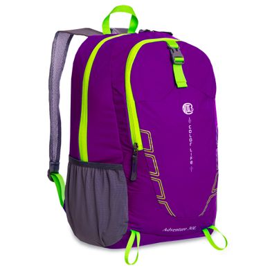 Рюкзак спортивный складной V-30л COLOR LIFE TY-9008 (Фиолетовый) TY-9008-VT