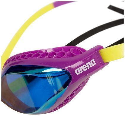 Очки для плавания Arena AIR-SPEED MIRROR фиолетовый, желтый OSFM 003151-110
