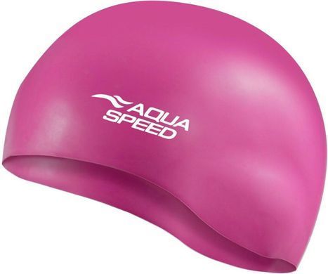 Шапка для плавання Aqua Speed MONO 6203 темно-рожевий Уні OSFM 111-29