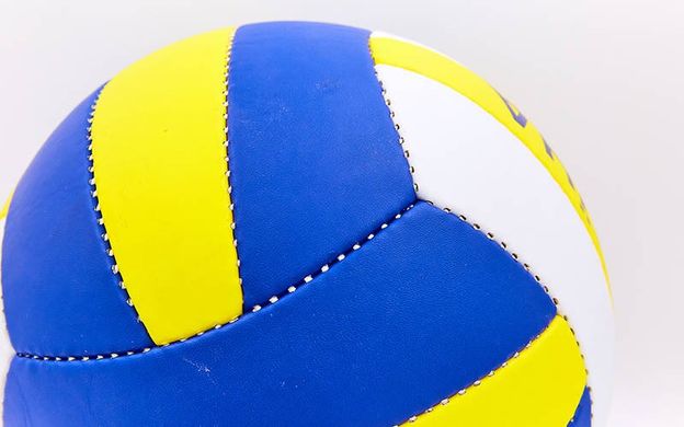 Мяч волейбольный UKRAINE VB-6722 (PU, №5, 3 сл., сшит вручную) VB-6722