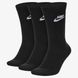 Шкарпетки Nike U NK NSW EVRY ESSENTIAL CREW 3PR чорний Уні 34-38 00000009186 фото 3