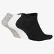 Шкарпетки Nike U NK EVERYDAY LTWT NS 3PR чорний, білий, сірий Уні 34-38 00000007758 фото 3