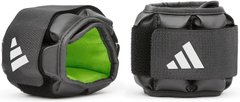 Обважнювачі для щиколотки/зап'ястя Adidas Performance Ankle чорний, зелений Уні 1.5 кг 00000026161