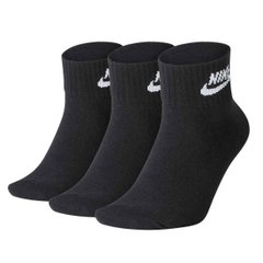 Шкарпетки Nike U NK NSW EVRY ESSENTIAL ANKLE 3PR чорний Уні 34-38 00000009191