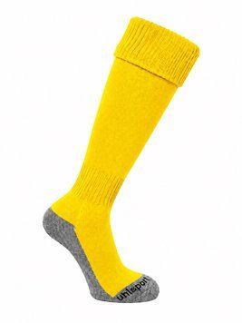 Футбольные гетры Uhlsport 125329,размер 41-44 (ярко-желтые) 125329-41-44