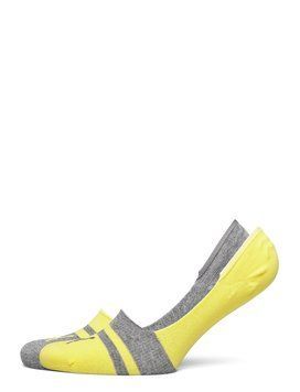 Шкарпетки Puma HERITAGE FOOTIE 2P UNISEX жовтий, сірий Уні  281010001-003