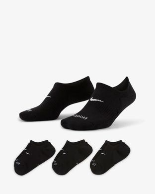 Шкарпетки Nike U NK EVERYDAY PLUS CUSH FOOTIE чорний Жін  DH5463-904