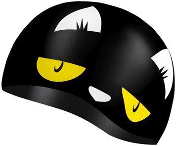 Шапка для плавання Aqua Speed KIDDIE 60649 чорний, принт Діт OSFM 142-07