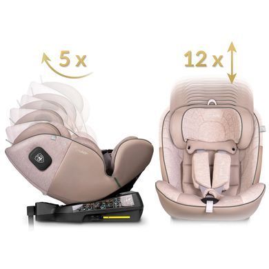 Автокрісло Nukido Aero Line ISOFIX 0-36 кг, бежеве 710122