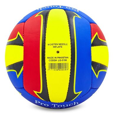 Мяч волейбольный LEGEND LG5186 (PU, №5, 3 сл., сшит вручную) LG5186