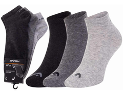 Шкарпетки Head SNEAKER 3P UNISEX сірий, білий, чорний Уні 39-42 00000020821