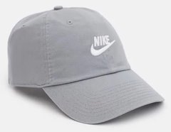 Кепка Nike U NSW H86 FUTURA WASH CAP сірий Уні OSFM 00000025806