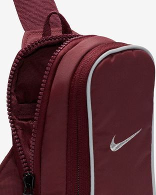 Сумка через плече Nike NK NSW ESSNTL CRSSBDY-MTL PULL 1L бордовий Уні 20.5x12.5x5 см FB2850-681