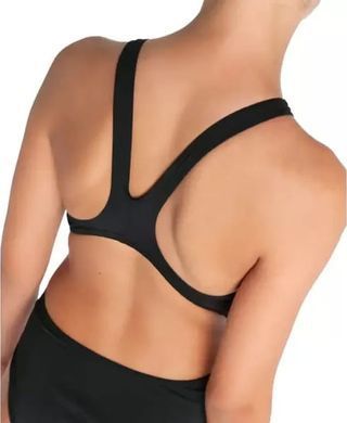 Купальник закритий для дівчат Arena TEAM SWIMSUIT SWIM TECH SOLID чорний Діт 116 см 004764-550
