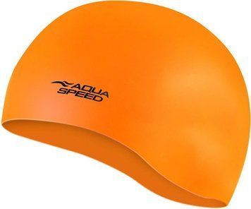 Шапка для плавання Aqua Speed MONO 9117 помаранчевий Уні OSFM 111-75