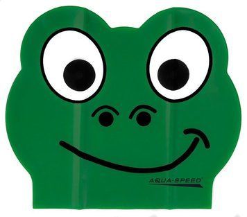 Шапка для плавання Aqua Speed ZOO FROG LATEX 5712 зелена жабка Діт OSFM 00000015614