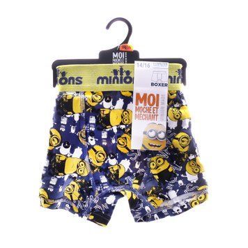 Труси-боксери MinionS JAUNE- SALOPETTE+GUITARE Темно-синій Чол 12-14 00000010009
