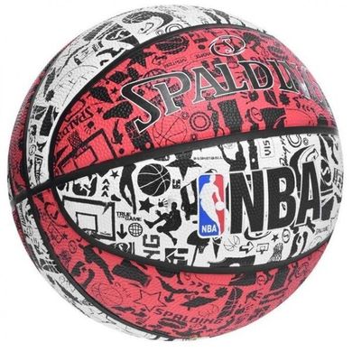 Мяч баскетбольный Spalding NBA Grafitti Rubber Ball 83574Z №7 83574Z